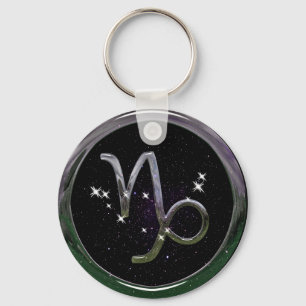 Capricorn Keychain