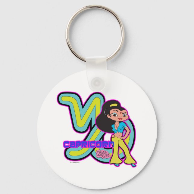 Capricorn Keychain (Front)