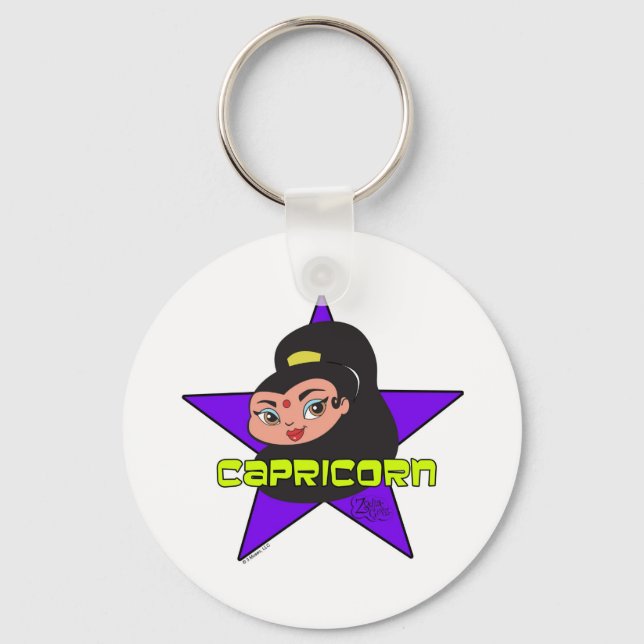 Capricorn Keychain (Front)