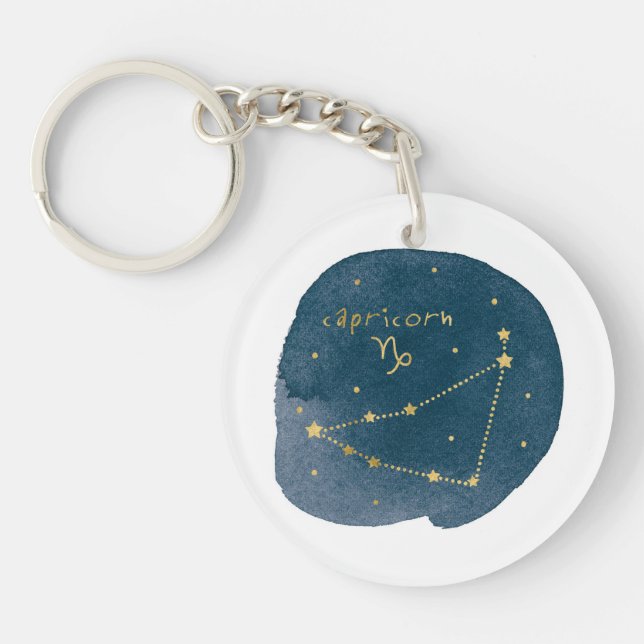 Capricorn Keychain (Front)