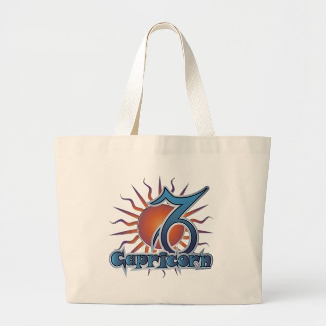 Capricorn Large Tote Bag (Front)