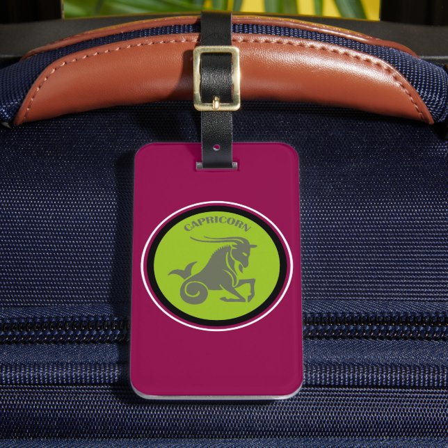 Capricorn Luggage Tag  (Front Insitu 2)