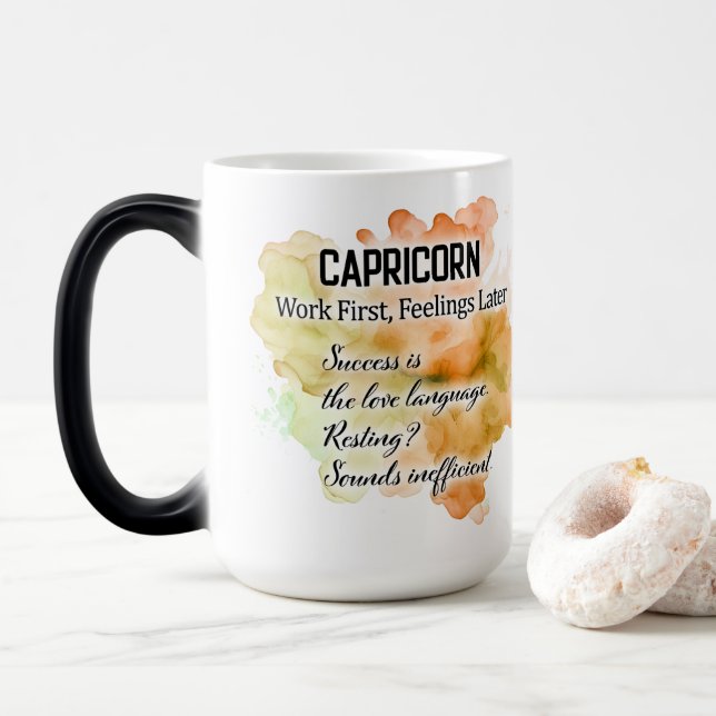 Capricorn Magic Mug (With Donut)