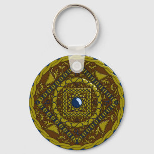 Capricorn Mandala Keychain