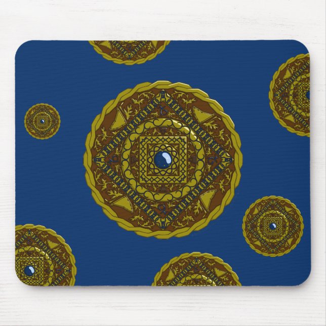 Capricorn Mandala Mousepad (Front)
