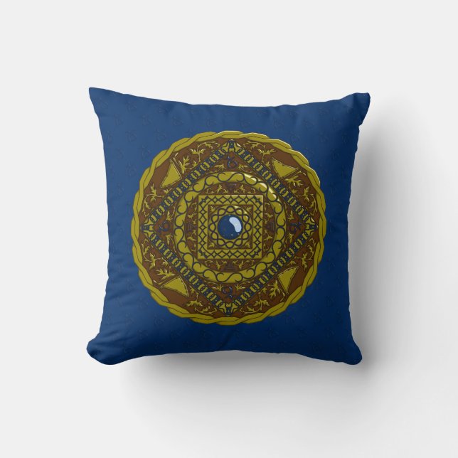 Capricorn Mandala Pillow (Front)
