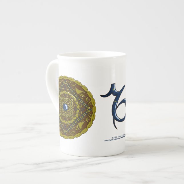Capricorn Mandala Specialty Mug (Front Left)