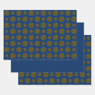 Capricorn Mandala Wrapping Paper Set