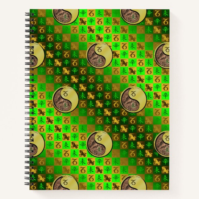 Capricorn & Metal Goat Notebook (Front)