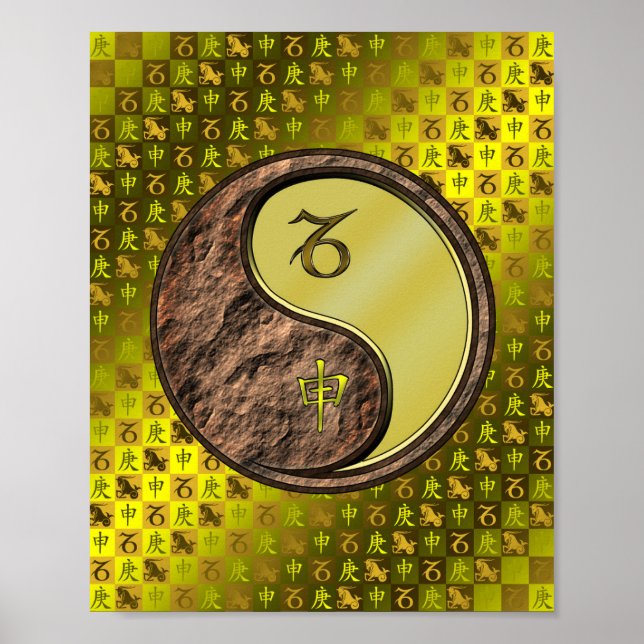 Capricorn & Metal Monkey Poster (Front)