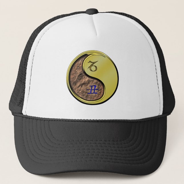 Capricorn & Metal Ox Trucker Hat (Front)
