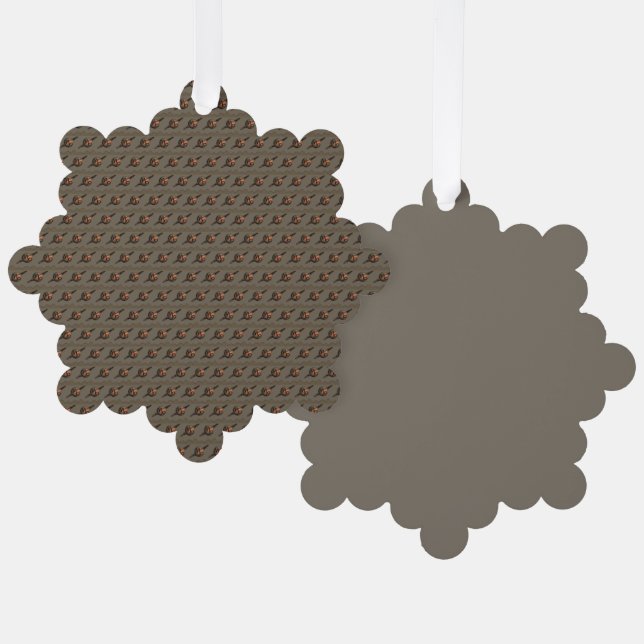 Capricorn Ornament Card (Front/Back)