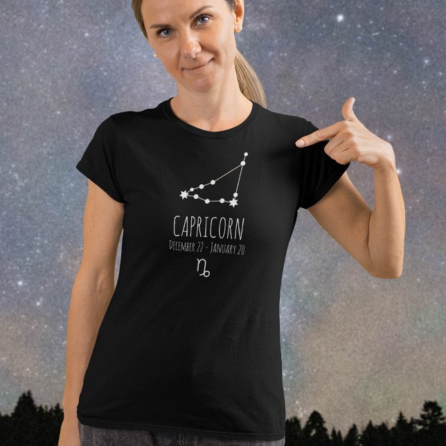 Capricorn | Personalized Zodiac Constellation T-Shirt (Creator Uploaded)