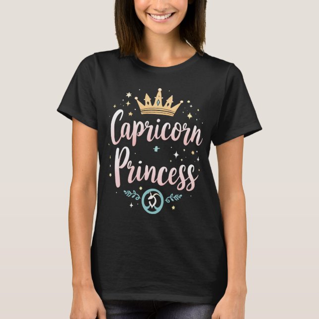 Capricorn Princess T-Shirt (Front)