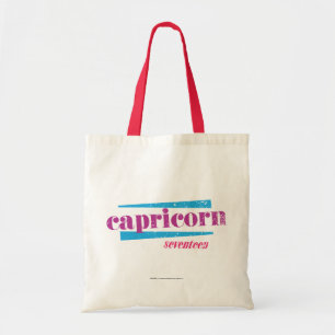 Capricorn Purple Tote Bag