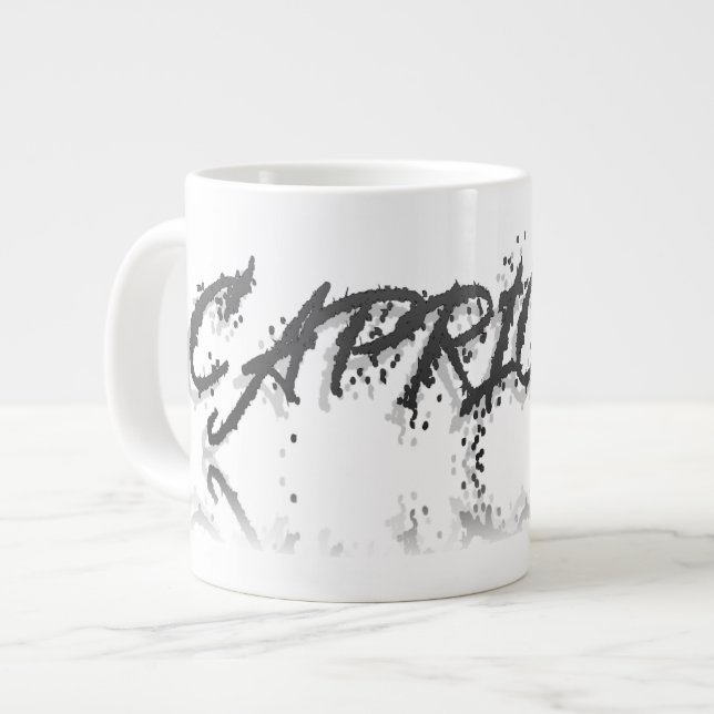 Capricorn Reflection Large Coffee Mug (Front Left)