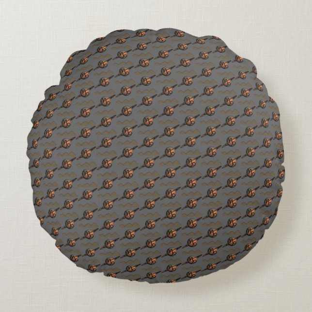 Capricorn Round Pillow (Front)