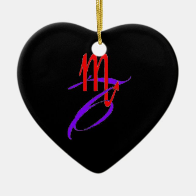 Capricorn + Scorpio Ornament (Front)