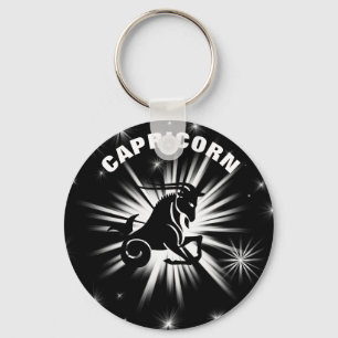 Capricorn sign keychain