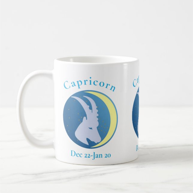 Capricorn Sign Thunder_Cove Coffee Mug (Left)