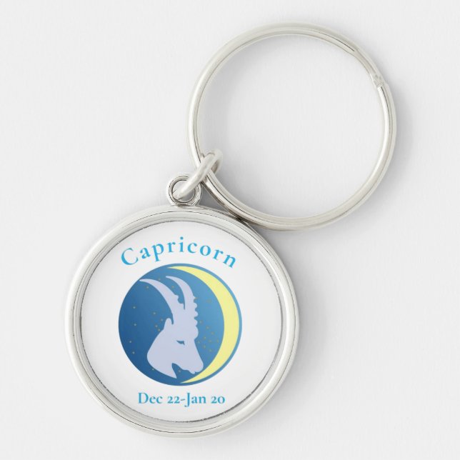 Capricorn Sign Thunder_Cove Keychain (Front)