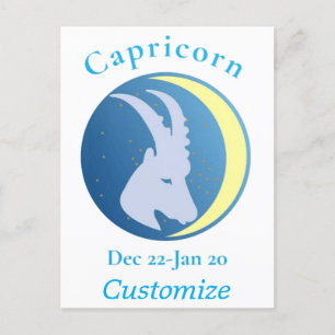 Capricorn Sign Thunder_Cove Postcard