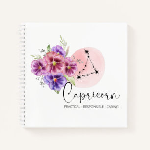 Capricorn Spiral Notebook