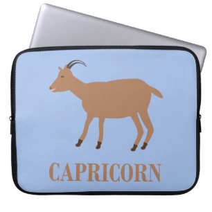 Capricorn Star Sign Goat Laptop Sleeve