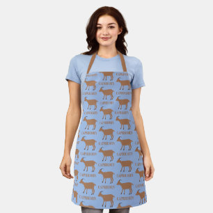 Capricorn Star Sign Goat Patterned Apron