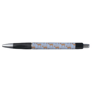 Capricorn Star Sign Goat Patterned Pen