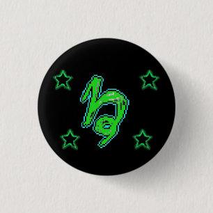 CAPRICORN Stars 1 Inch Round Button