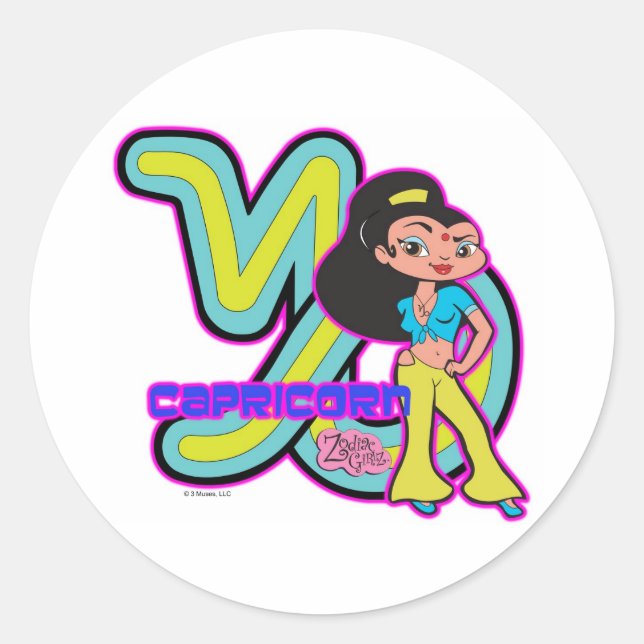 Capricorn Stickers (Front)