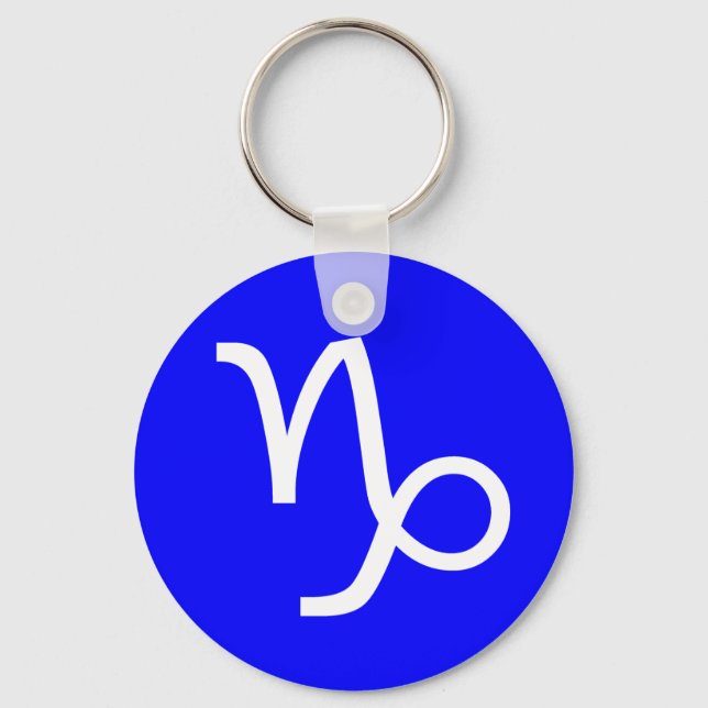 Capricorn Symbol Keychain (Front)