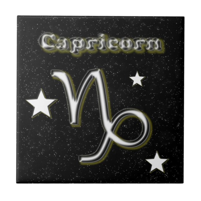 Capricorn symbol tile (Front)