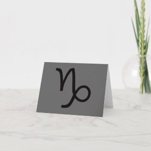 Capricorn Thank You Card