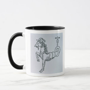 Capricorn (the Goat) an illustration from the 'Poe Mug
