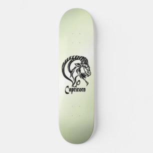 Capricorn the Sea Goat Zodiac Green Skateboard