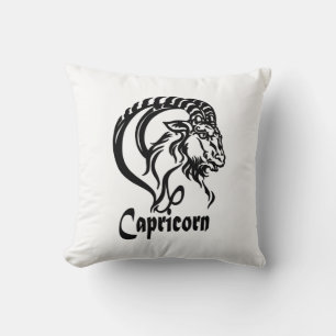Capricorn the Sea Goat Zodiac Throw Pillow