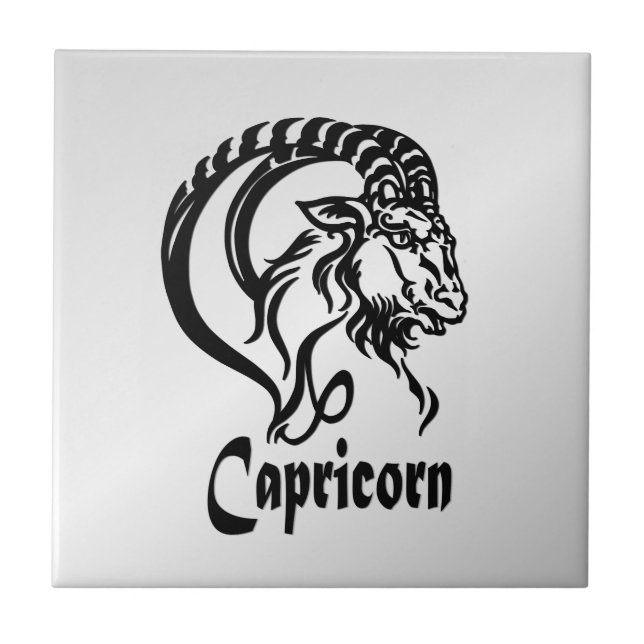Capricorn the Sea Goat Zodiac Tile (Front)