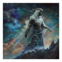 Capricorn (The Strategist) Zodiac Sign Poster