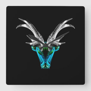 Capricorn – The Visionary Architect Square Wall Clock