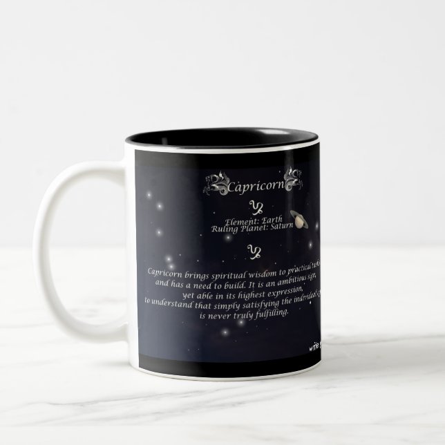 Capricorn The Zodiac Collection Mug (Left)