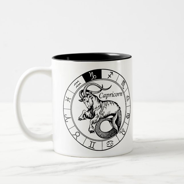 capricorn Two-Tone coffee mug (Left)