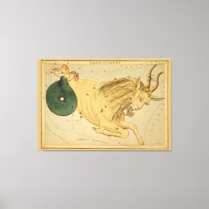 Capricorn  - Vintage Sign of the Zodiac Image