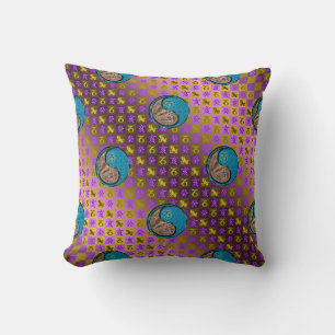 Capricorn & Water Boar Throw Pillow