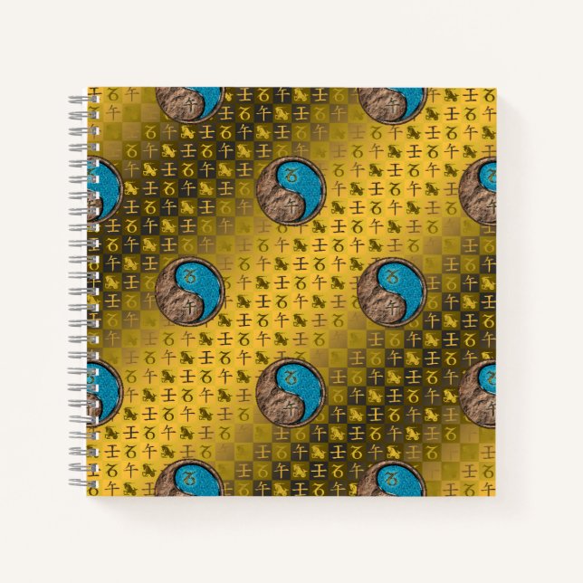 Capricorn & Water Horse Notebook (Front)