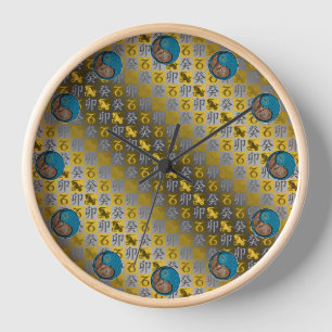Capricorn & Water Rabbit Clock