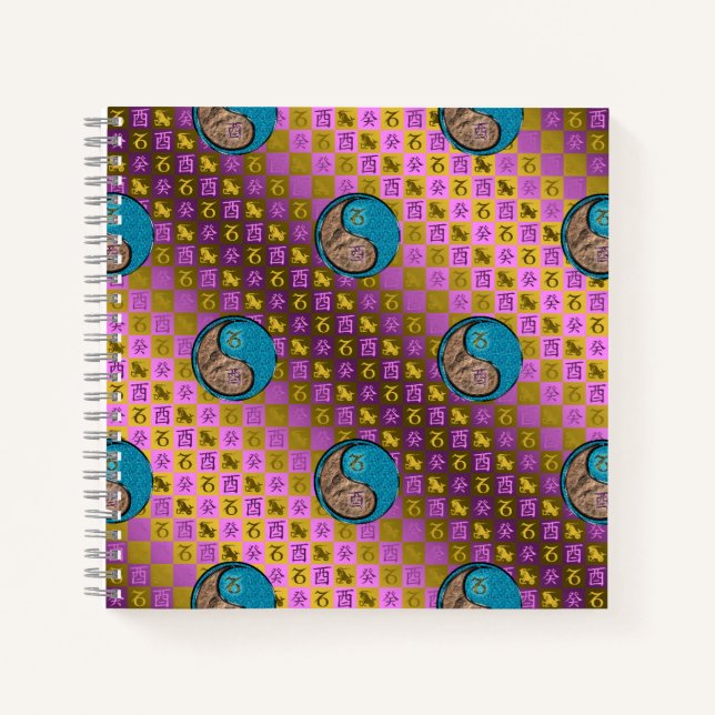 Capricorn & Water Rooster Notebook (Front)