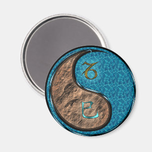 Capricorn & Water Snake Magnet