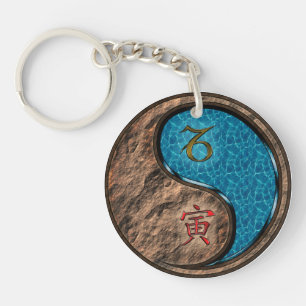 Capricorn & Water Tiger Keychain